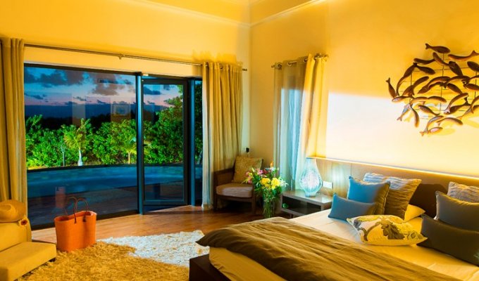 Mauritius Luxury Villa rental Bel Ombre at 200 m from beach  and access to the So Sofitel Beach club