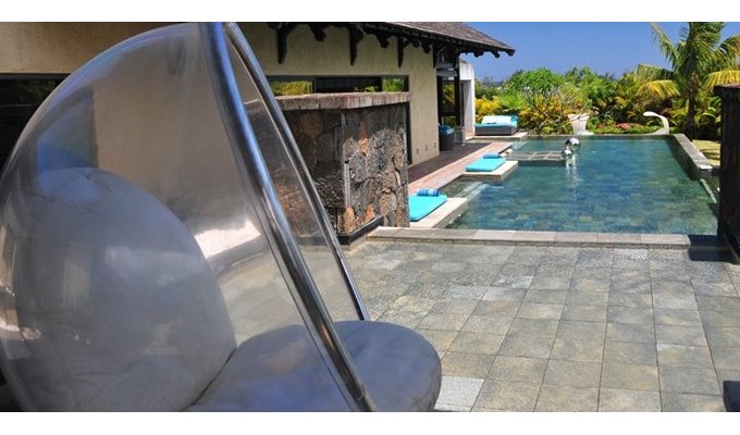 Mauritius Luxury Villa rental Bel Ombre at 200 m from beach  and access to the So Sofitel Beach club