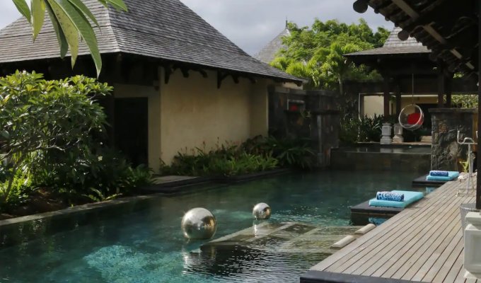 Mauritius Luxury Villa rental Bel Ombre at 200 m from beach  and access to the So Sofitel Beach club