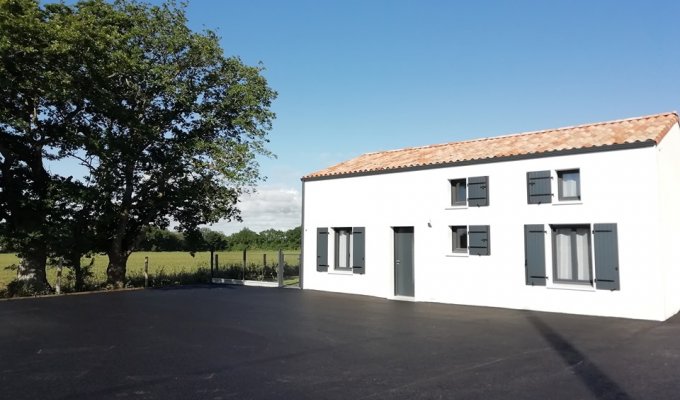 Vendee Holiday Homes Rental Challans with heated pool for group