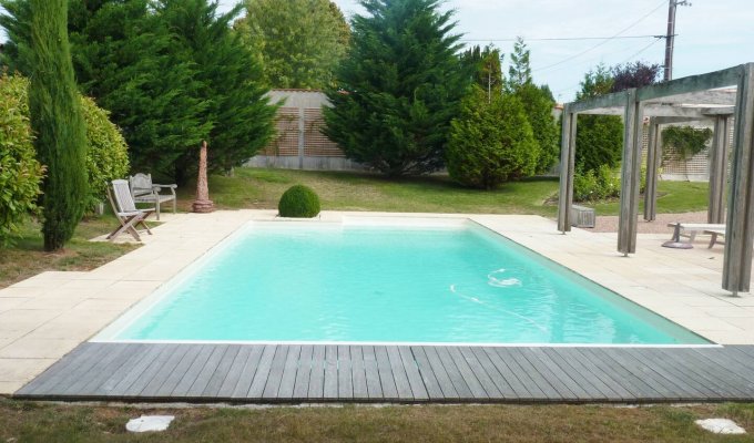Vendee Holiday Home Rental La Tranche sur Mer with private pool near the beaches