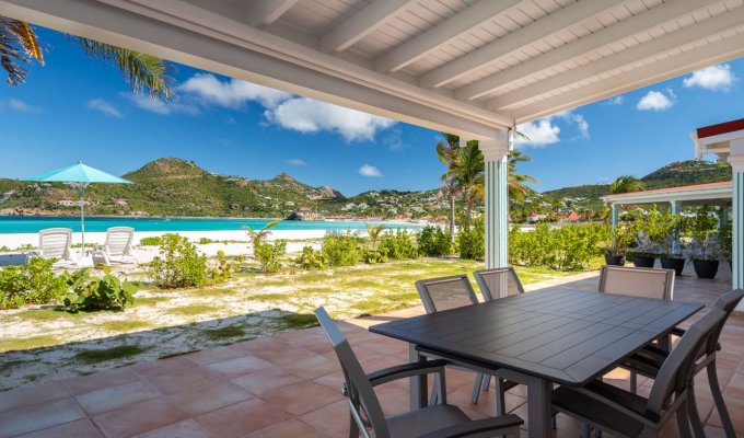 Beachfront St Barts Luxury Villa Vacation Rentals - St Jean beach - Coral Reef Property - FWI