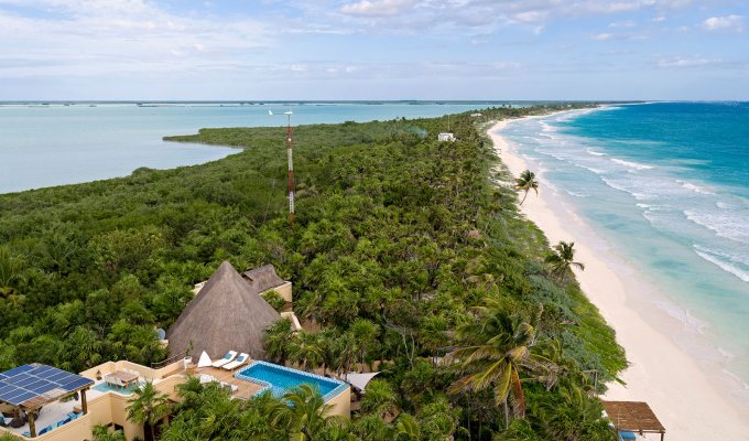 Biosphere Reserve Sian Kaan Beachfront Villa vacation rentals with Staff Chef & Private Pool - Riviera Maya