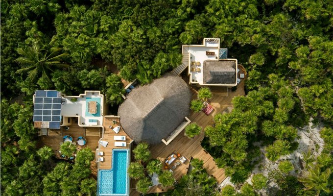 Biosphere Reserve Sian Kaan Beachfront Villa vacation rentals with Staff Chef & Private Pool - Riviera Maya