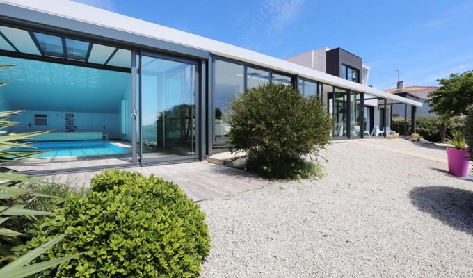  Vendee Luxury Holiday Home Rental Les Sables d'Olonnes sea view with heated indoor pool