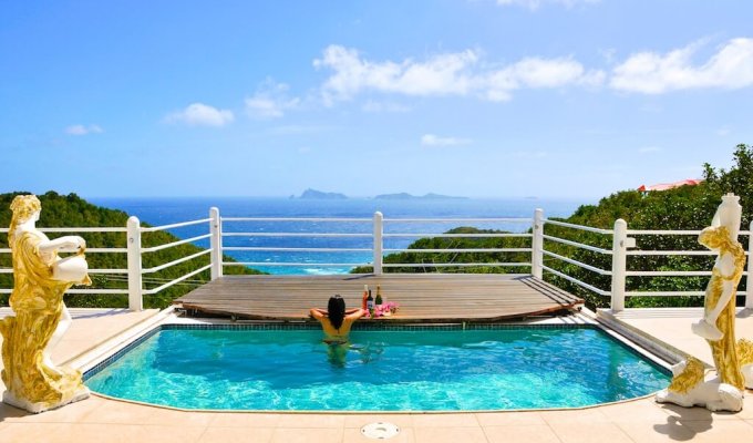 Bequia holiday villa rental sea views and intinity pool - St Vincent and Grenadines - Caribbean -