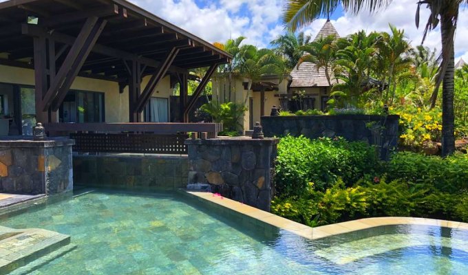 Mauritius Luxury Villa Rentals Bel Ombre 5 mins walk to beach private pool with staff