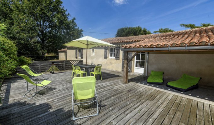 Vendee Holiday Home Rental Saint Gilles Croix de Vie with heated pool available