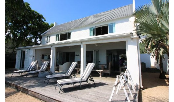Mauritius Beachfront Villa rental Tamarin with staff