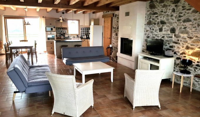 Vendee Holiday Home Rental Puy du Fou with heated indoor pool and  outdoor kitchen