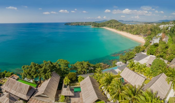 Thailand Villa Vacation rentals Phuket Surin Beach 8 mins walking  with Chef & Staff