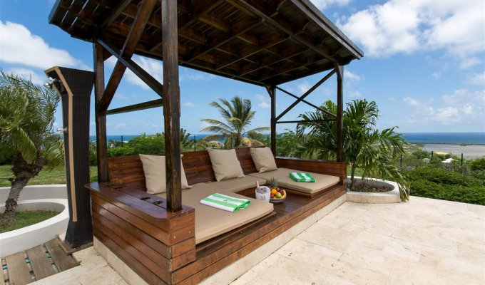 St Martin Holidays - Villa Vacation Rentals with private pool Orient Bay Hillside FWI