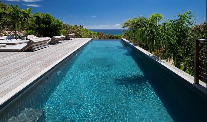 St Barths Holiday Rentals - Luxury Villa Vacation Rentals in St Barthelemy with private pool located in Petit Cul de Sac, offering nice hillside and ocean views - FWI