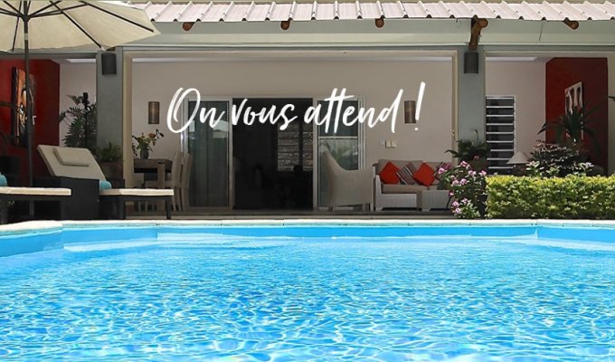 Mauritius villa rental 200 m from Flic en Flac beach staff & private pool