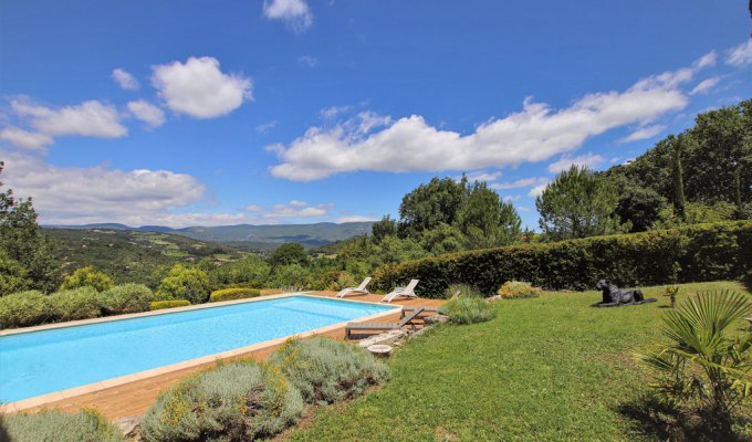 Saignon Luberon Provence Villa rental with private swimming pool