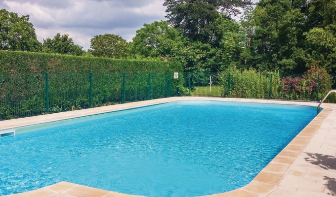  Pays de la Loire Holiday Home Rental Angers with 2 swimming pools available on the grounds of a castle