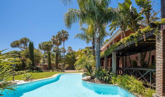 Pool and golf view