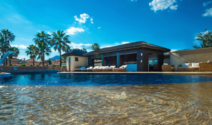 Pool and villa