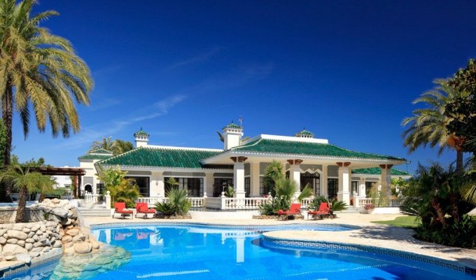 Villa and pool