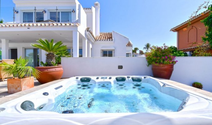 Villa and jacuzzi