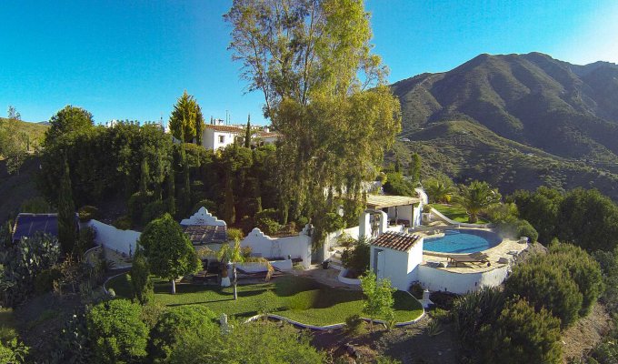 View of the villa, Andalusian "Cortijo"