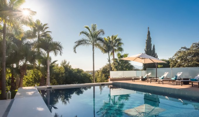 Pool with a panoramic view