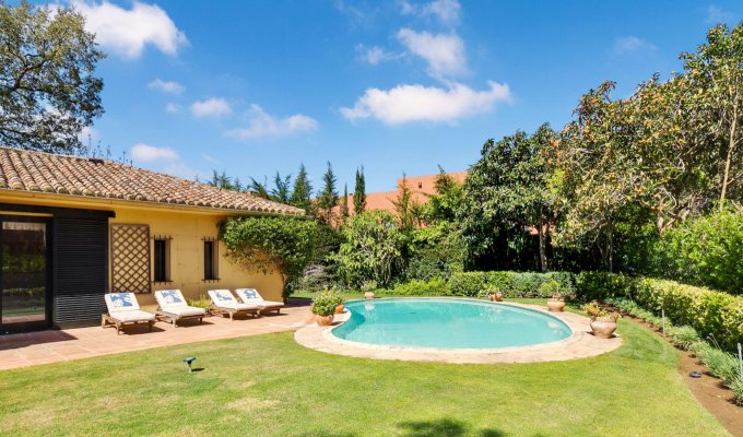 Pool and green garden