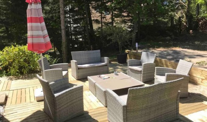 Touquet Paris Plage cottage rental in a quiet forest near Club Hippique