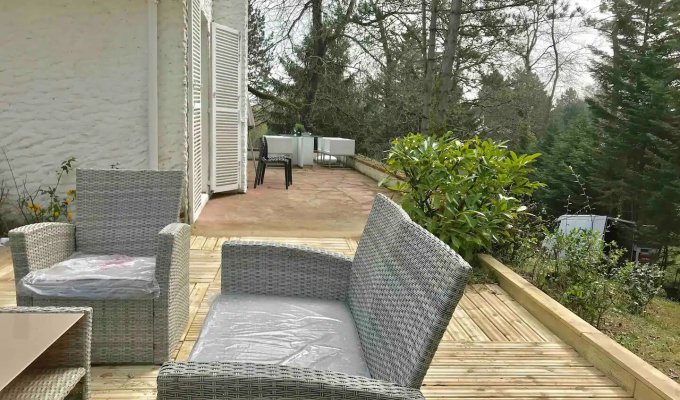 Touquet Paris Plage cottage rental in a quiet forest near Club Hippique