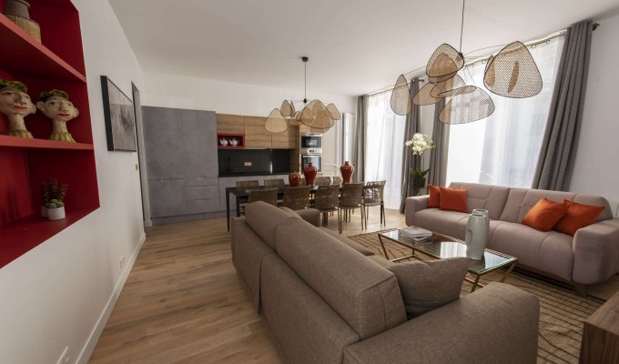 Paris Le Marais Luxury Apartment Rental for group and family