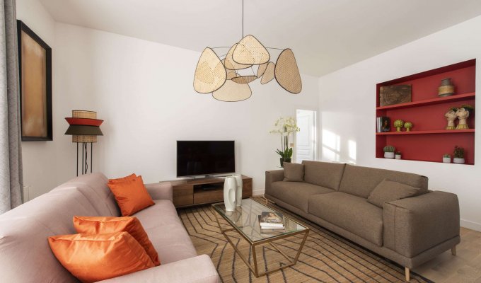 Paris Le Marais Luxury Apartment Rental for group and family