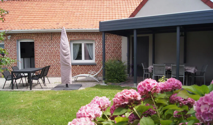  Saint Omer holiday home rental in a farm with animals and indoor heated pool and spa