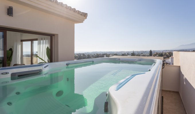 Jacuzzi with breathtaking view