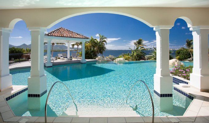 St Martin Terres Basses Villa rentals with private pool