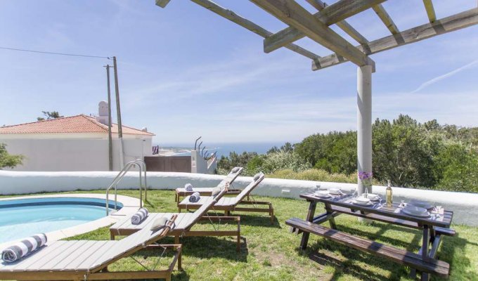 Sintra Villa Holiday Rental with private pool and sea view, Lisbon Coast