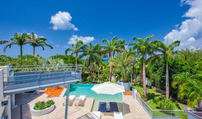 St Martin Terres Basses Villa rentals with private pool close to Plum Bay