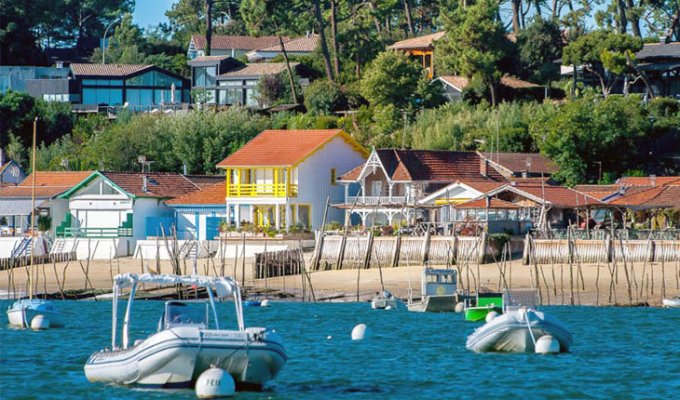 Cap ferret luxury villa rental Arcachon Bay pool