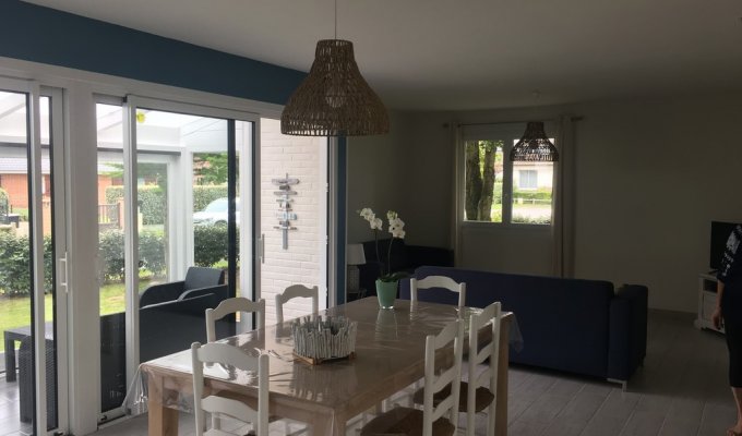 Cote d'Opale holiday rental in the heart of the pine forest 200 meters from the beaches between Le Touquet and Hardelot