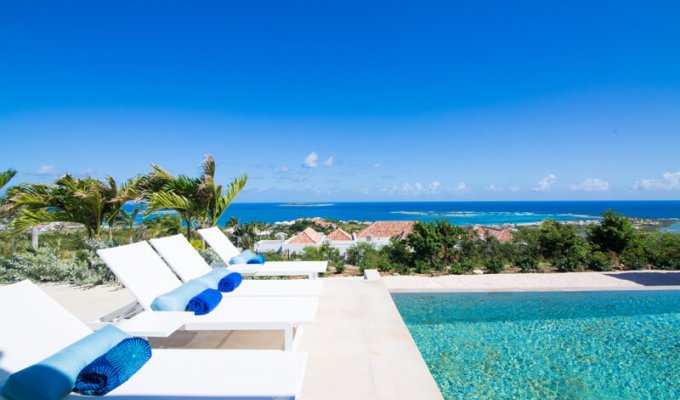 St Martin Orient Bay Villa rentals private Pool Ocean view