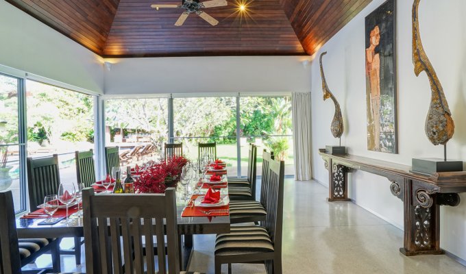 Phuket Bang Tao Beach luxury Villa rentals with staff & Chef close to Nikki Beach club Phuket