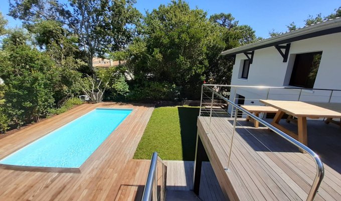 Arcachon villa rental private pool