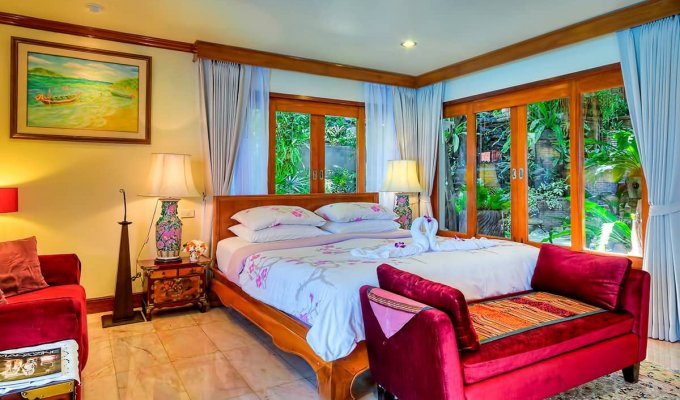 Thailand Beachfront Villa Vacation Rental Phuket SHA Plus+ with private pool and Staff Kata Beach