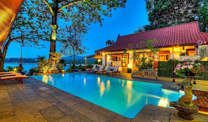 Thailand Beachfront Villa Vacation Rental Phuket SHA Plus+ with private pool and Staff Kata Beach