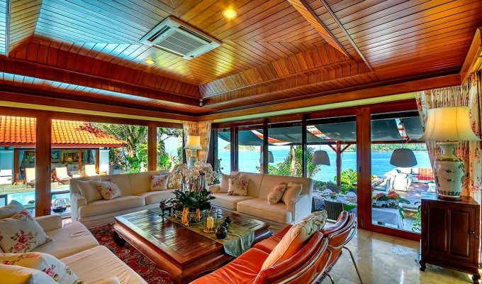 Thailand Beachfront Villa Vacation Rental Phuket SHA Plus+ with private pool and Staff Kata Beach