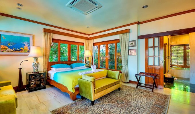 Thailand Beachfront Villa Vacation Rental Phuket SHA Plus+ with private pool and Staff Kata Beach