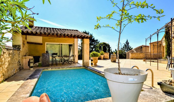 Rental in Provence Charming Villa in Boulbon with Swimming Pool
