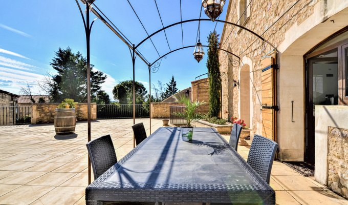 Rental in Provence Charming Villa in Boulbon with Swimming Pool