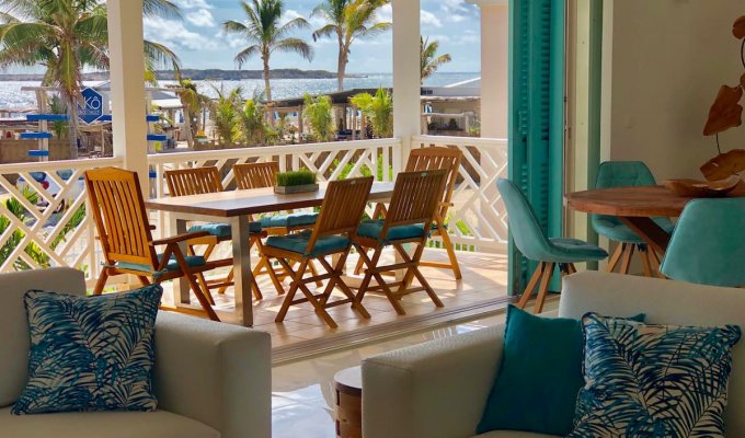 Saint-Martin Orient Bay Beachfront Apartment rentals with Pool 