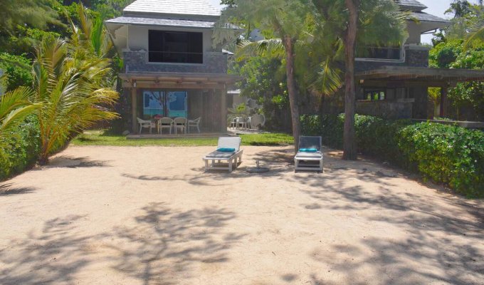 Beachfront Mauritius Villa rentals in Pointe d'Esny south coast  