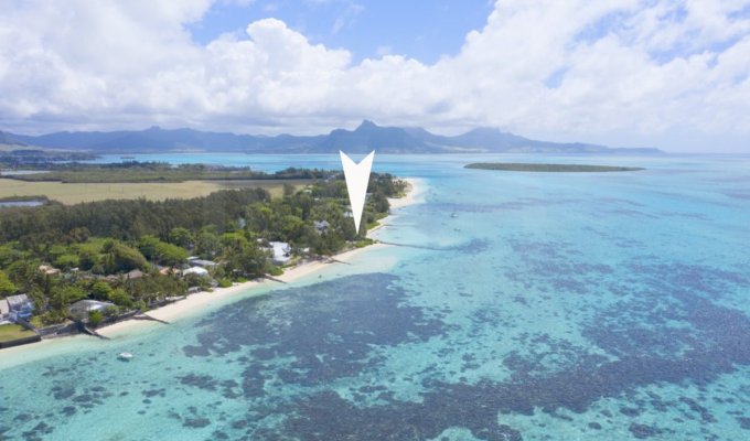 Beachfront Mauritius Villa rentals in Pointe d'Esny south coast  